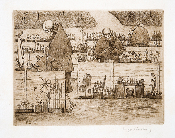 Hugo Simberg, Kuoleman puutarha (1897)